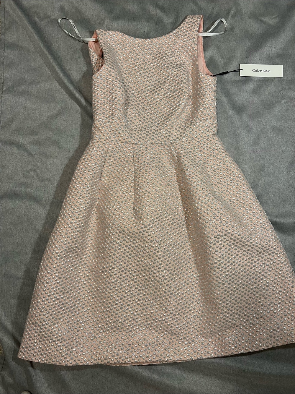 Calvin Klein Pink Polka Dot Dress